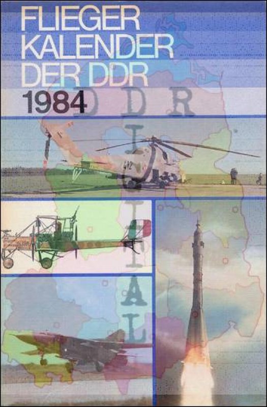 Fliegerkalender der DDR 1984