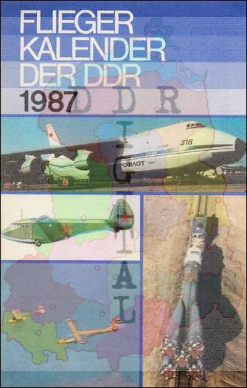 Fliegerkalender der DDR 1987