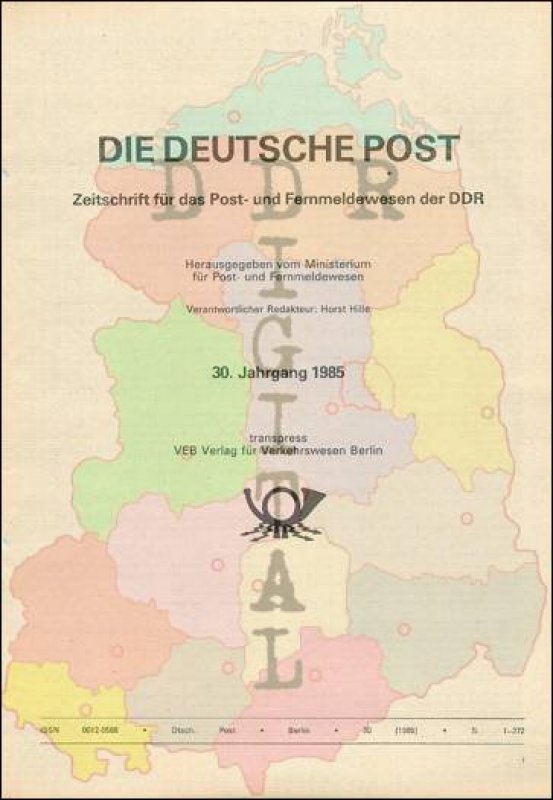 Die Deutsche Post 30. Jahrgang 1985