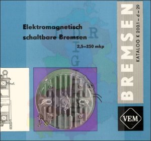 Elektromagnetisch schaltbare Bremden 2,5-250 mkp