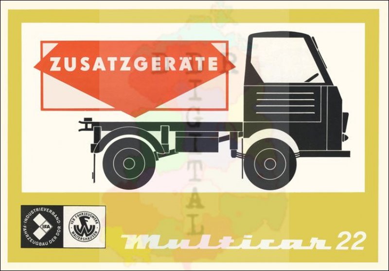 Zusatzgeräte Multicar 22