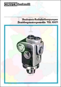 Baukasten-Radialkolbenpumpen Druckbegrenzungsventile TGL 10871