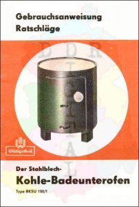 Stahlblech-Kohle-Badeunterofen Type BKSU 100/1