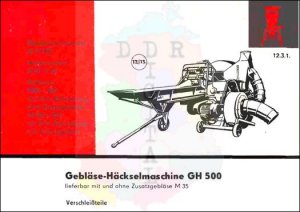 Gebläse-Häckselmaschine GH 500