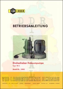 Drehschieber-Vakuumpumpe Type VE 3