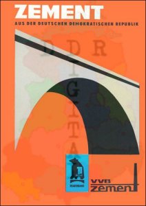 Zement aus der Deutschen Demokratischen Republik