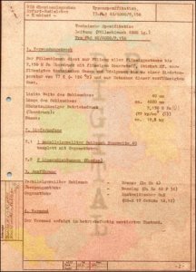 Technische Spezifikation Leitung (Füllschlauch 4000 lg.)